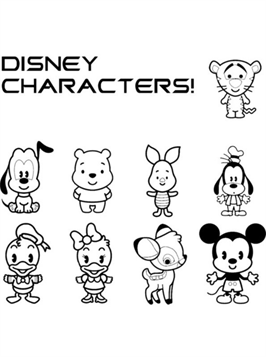 Kids-n-fun | 30 Kleurplaten van Disney Cuties
